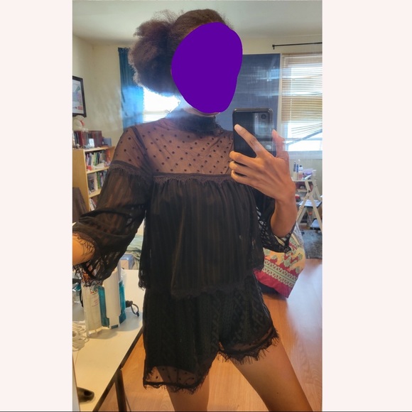 MINKPINK Mesh Fringe Romper - Picture 2 of 11